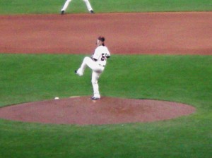 Tim Lincecum, pitcher for the Giants